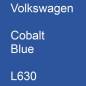 Preview: Volkswagen, Cobalt Blue, L630.